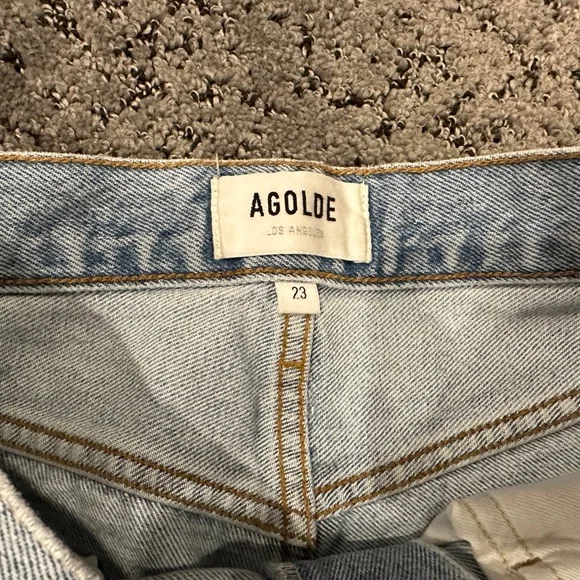 Agolde denim 90's Mid Rise Loose Fit jeans | size 23 - Picture 3 of 10
